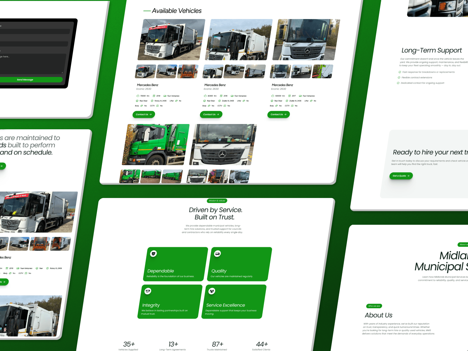 MMS Fleet Hire — screen 1